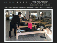 Tablet Screenshot of pilatesstudiofairfield.com